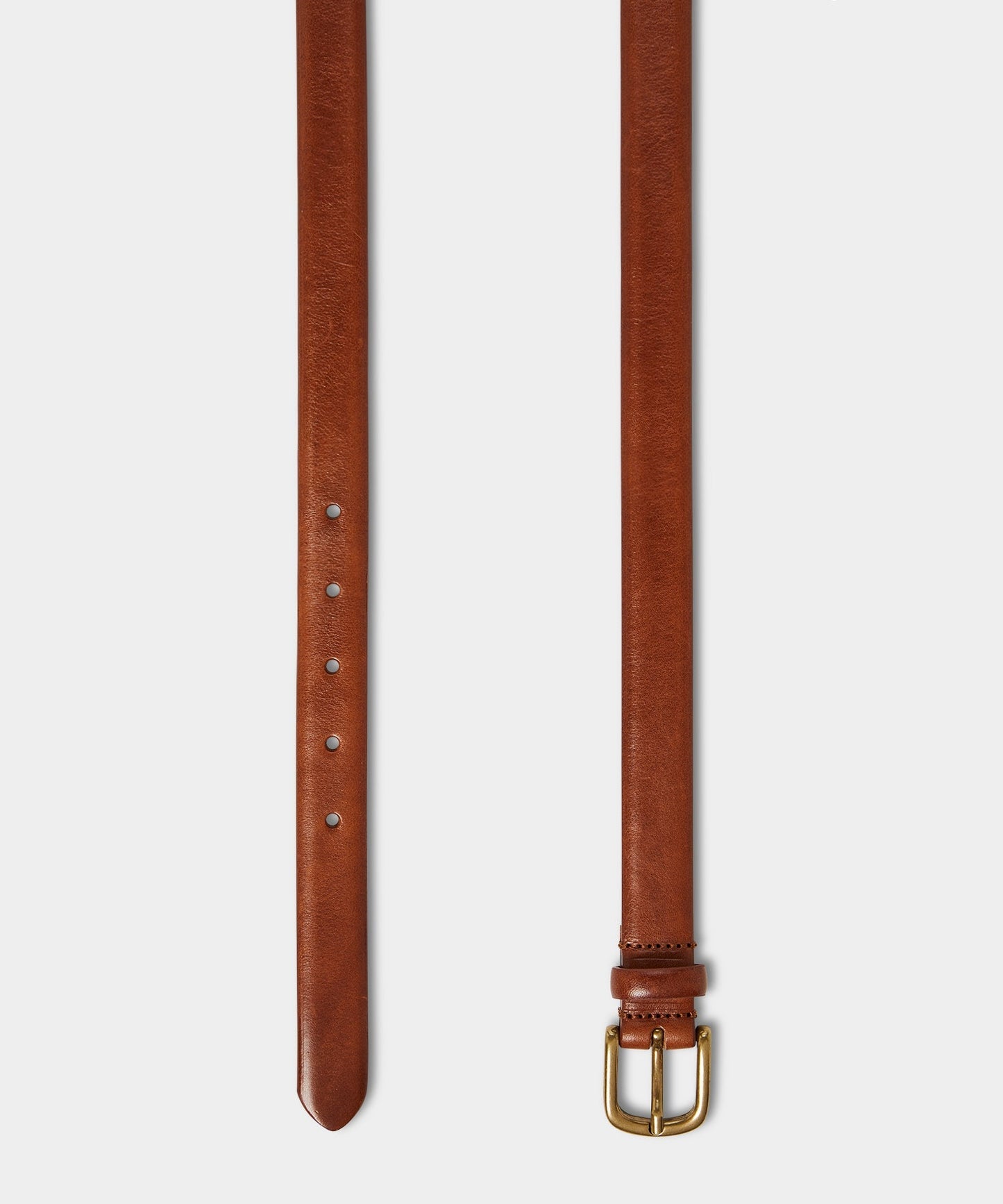 Italian Beveled Edge Leather Belt