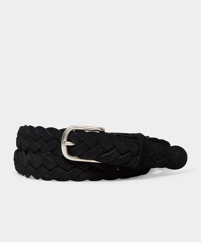 Italian Suede Braided Belt