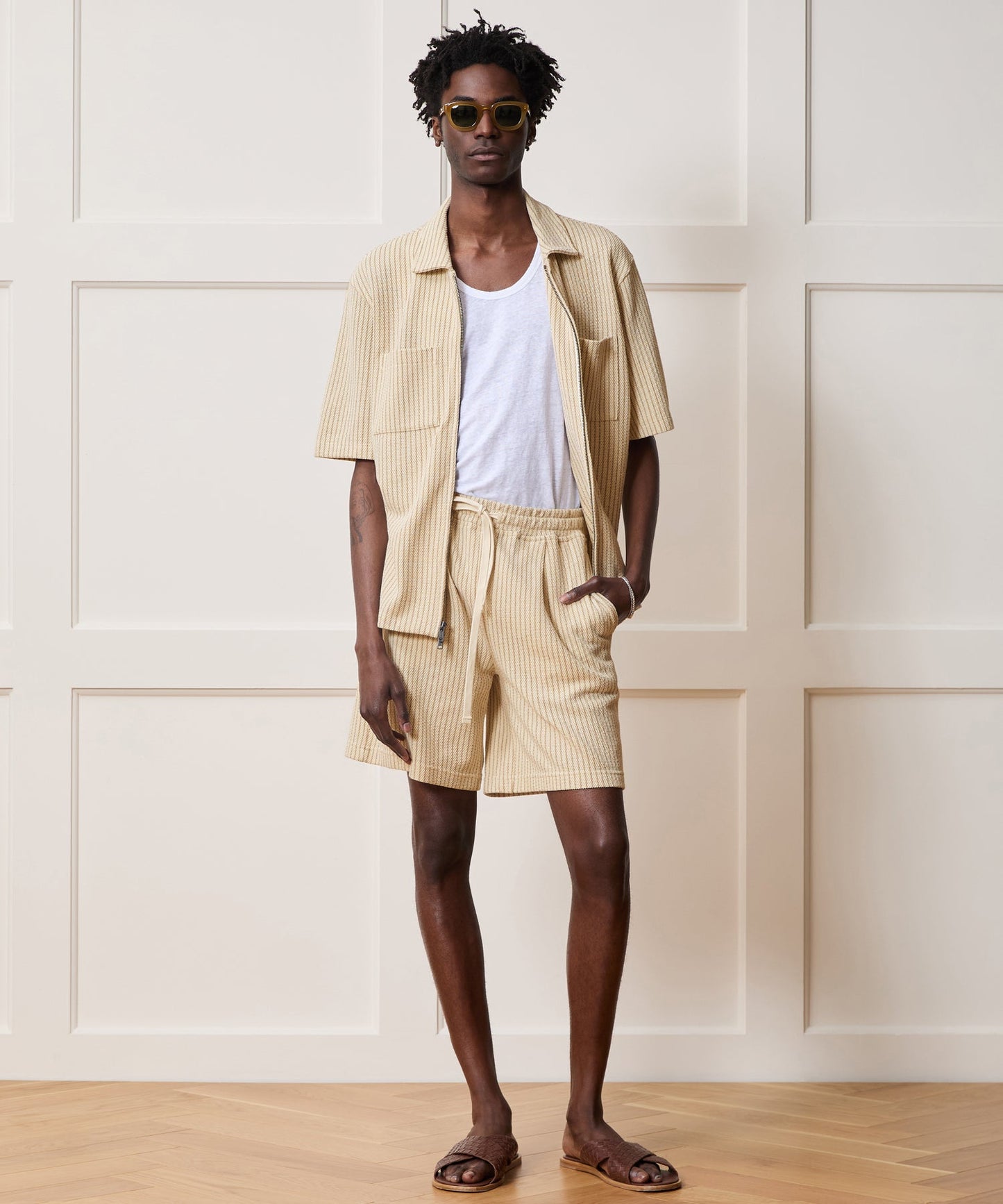 Dune Zip-Up Polo