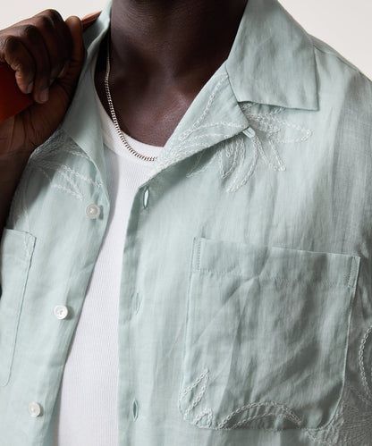 Embroidered Capri Shirt