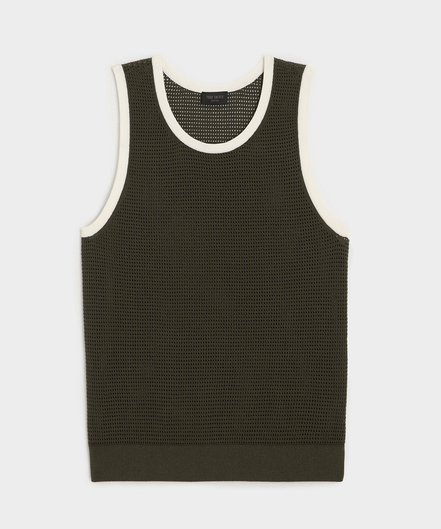 Tipped Luxe Mesh Tank