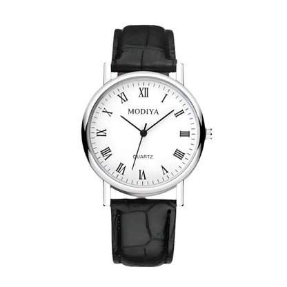 Classic Roman Leather Watch